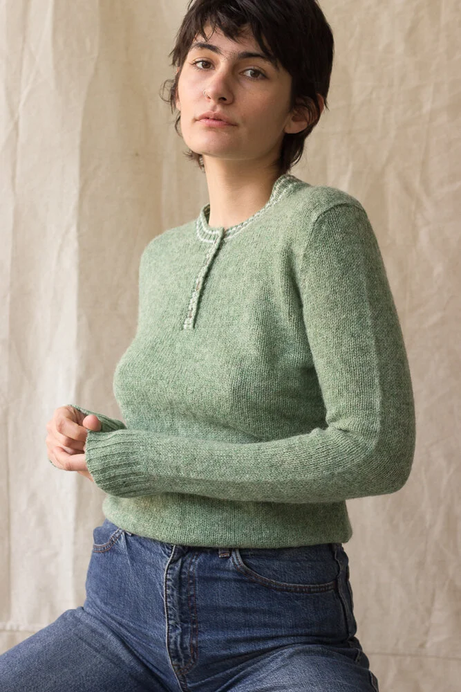 1960s Catalina Jacquard Wool Cropped Cardigan — Wayward Collection